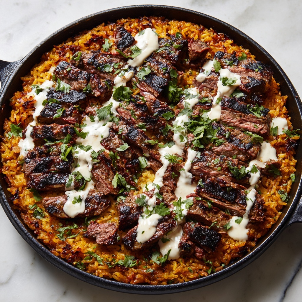 Cheesy Steak & Cilantro Lime Rice Burritos Recipe - Recipe Image