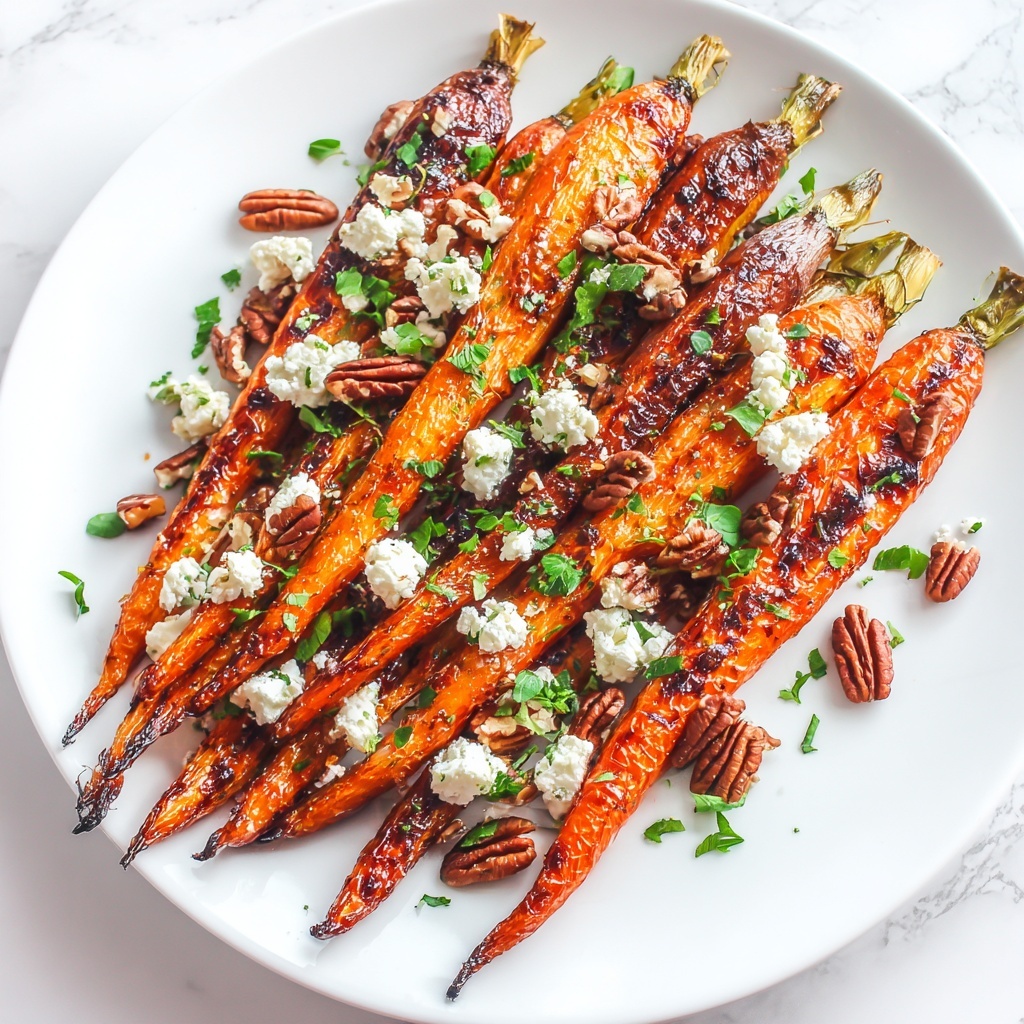 Roasted Carrots with Candied Pecans and Goat Cheese Recipe - Recipe Image