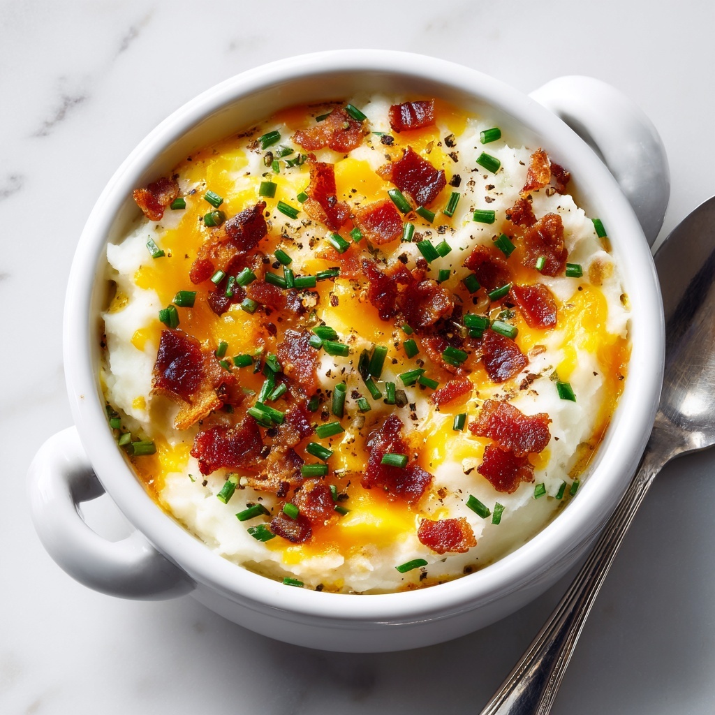 Personalized Cheesy Potato Casserole with Bacon, Broccoli, and Ham Recipe - Recipe Image