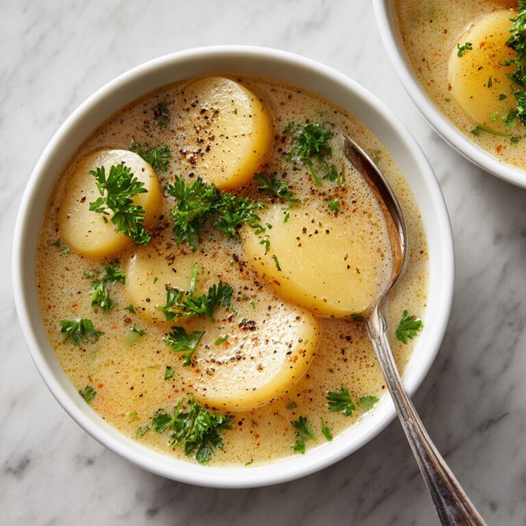 Roasted Garlic Potato Soup Recipe