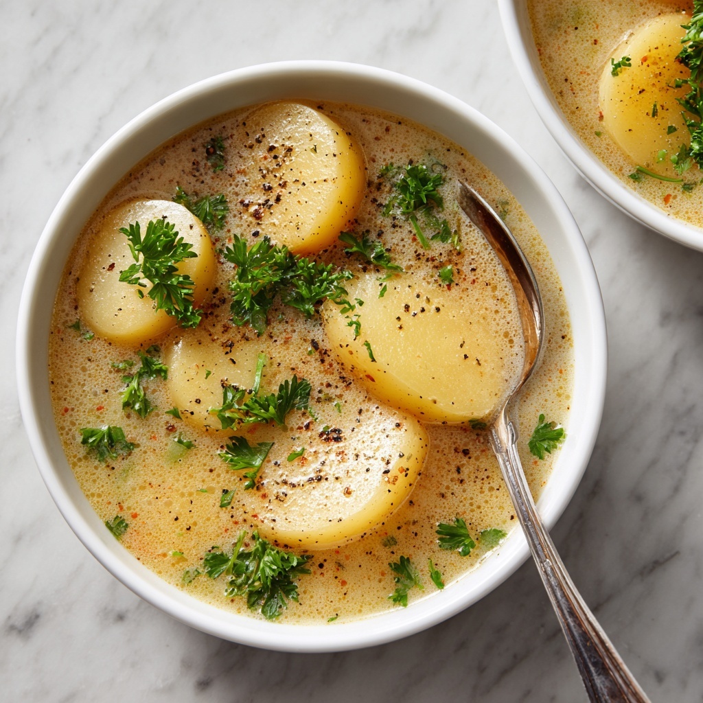 Roasted Garlic Potato Soup Recipe - Recipe Image