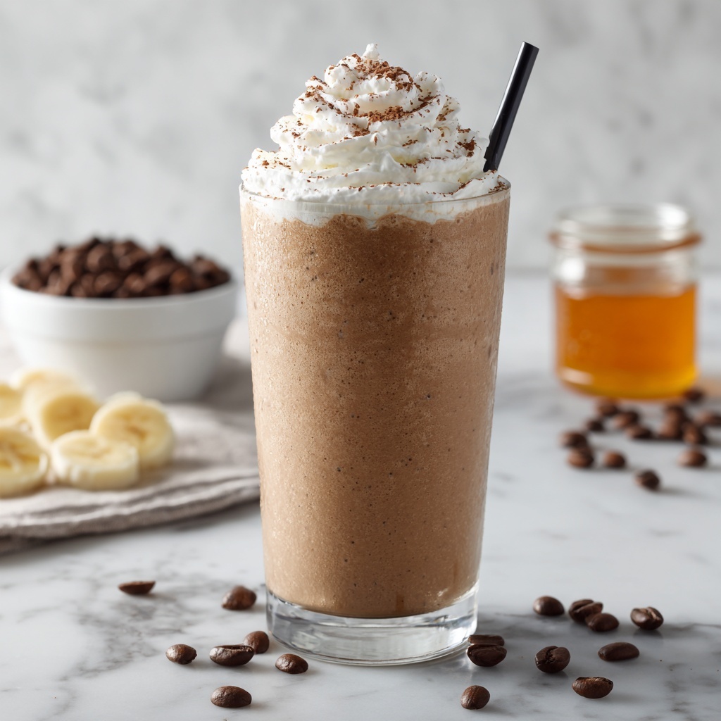 Coffee Banana Cacao Smoothie Recipe - Recipe Image
