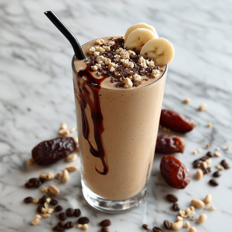 Tahini Chocolate Coffee Date Shake Recipe