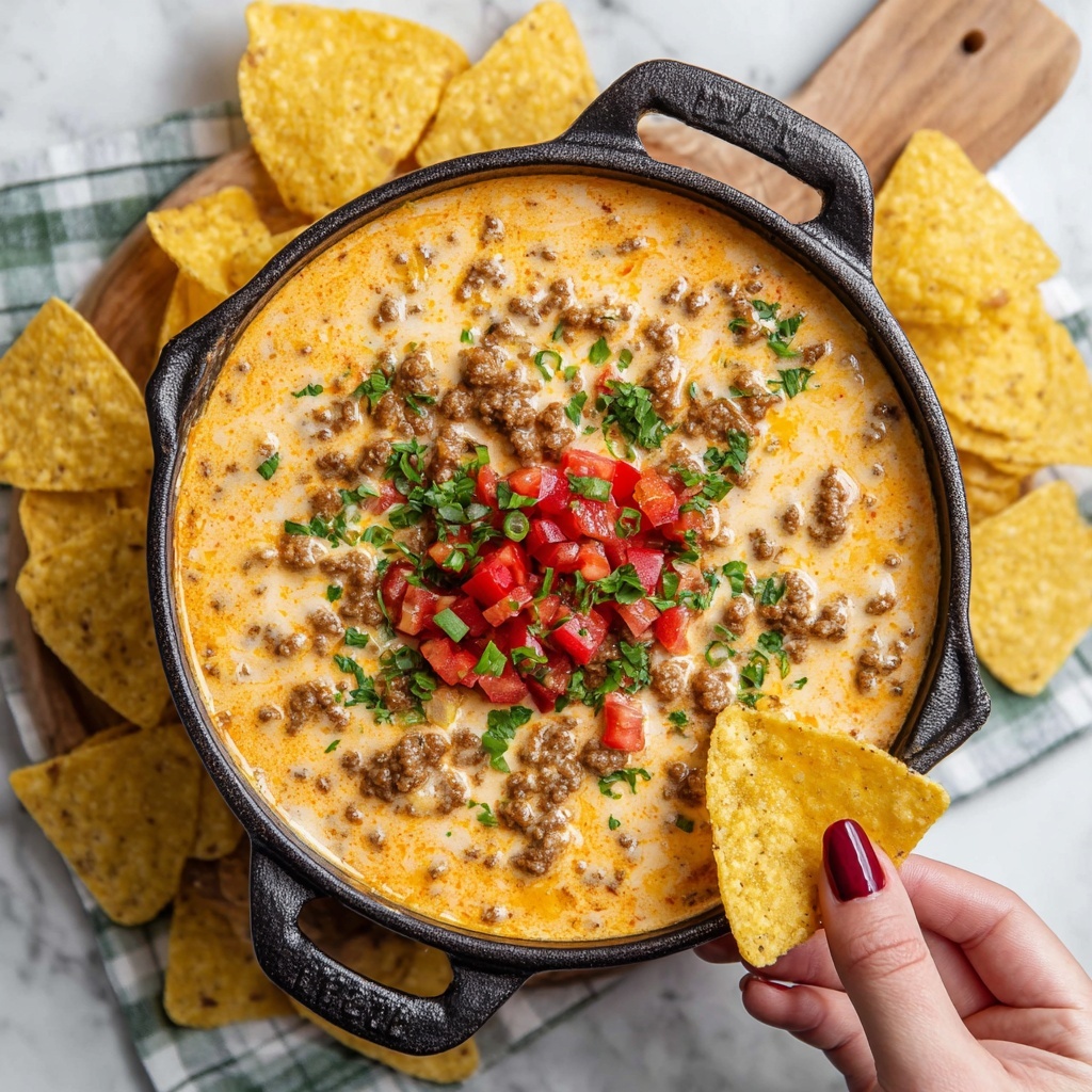 Rotel Dip with Ground Beef and Velveeta Recipe - Recipe Image