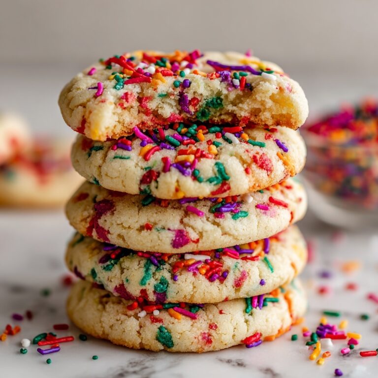 Funfetti Cake Mix Cookies with Cream Cheese Frosting Sandwiches Recipe