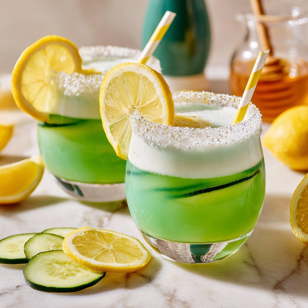 Healthy Cucumber Lemonade Recipe - Recipe Image