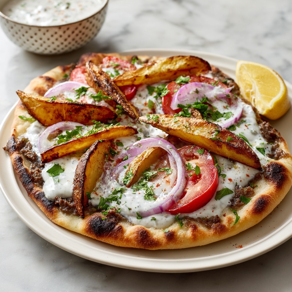 Gyros Smashed Tacos Recipe - Recipe Image