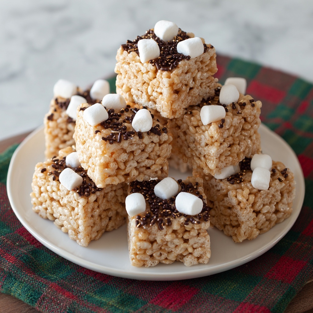 Hot Chocolate Rice Krispie Treats Recipe - Recipe Image