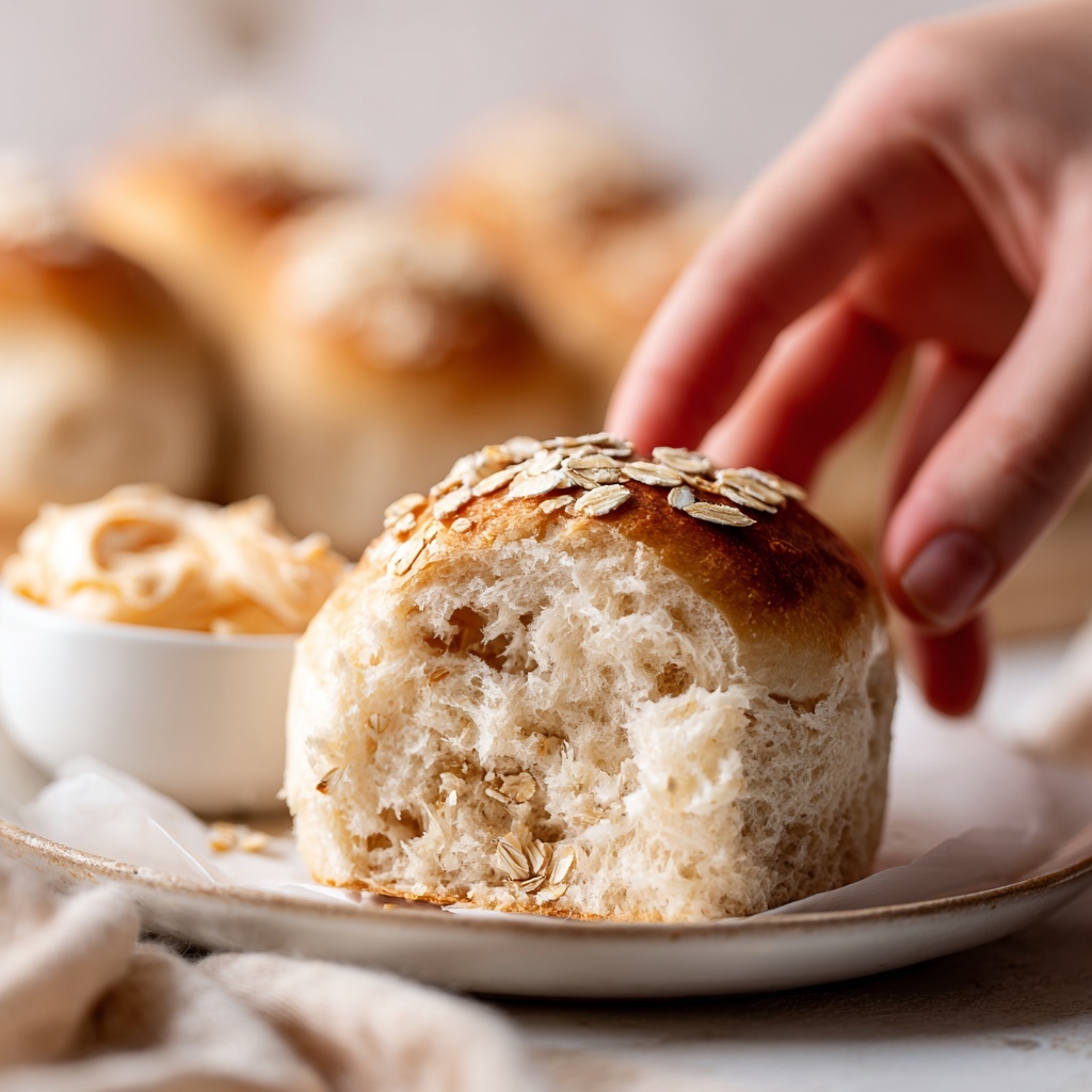 Oatmeal Molasses Dinner Rolls Recipe - Recipe Image
