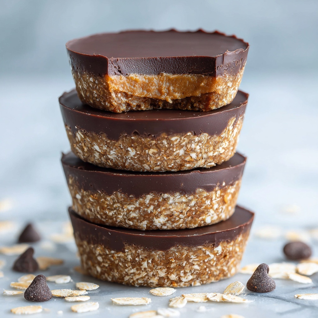 No Bake Peanut Butter Oat Cups Recipe - Recipe Image