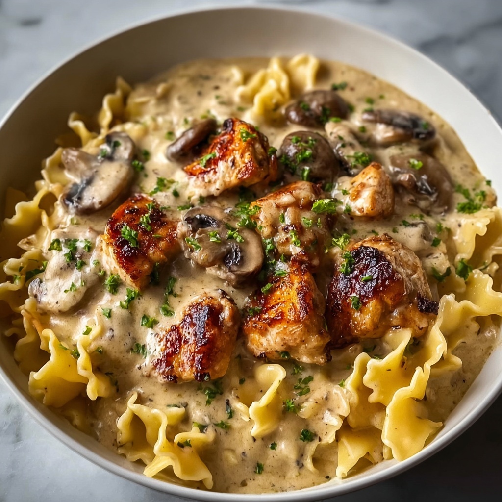 Quick and Easy Rich Chicken Stroganoff for Cozy Nights Recipe - Recipe Image