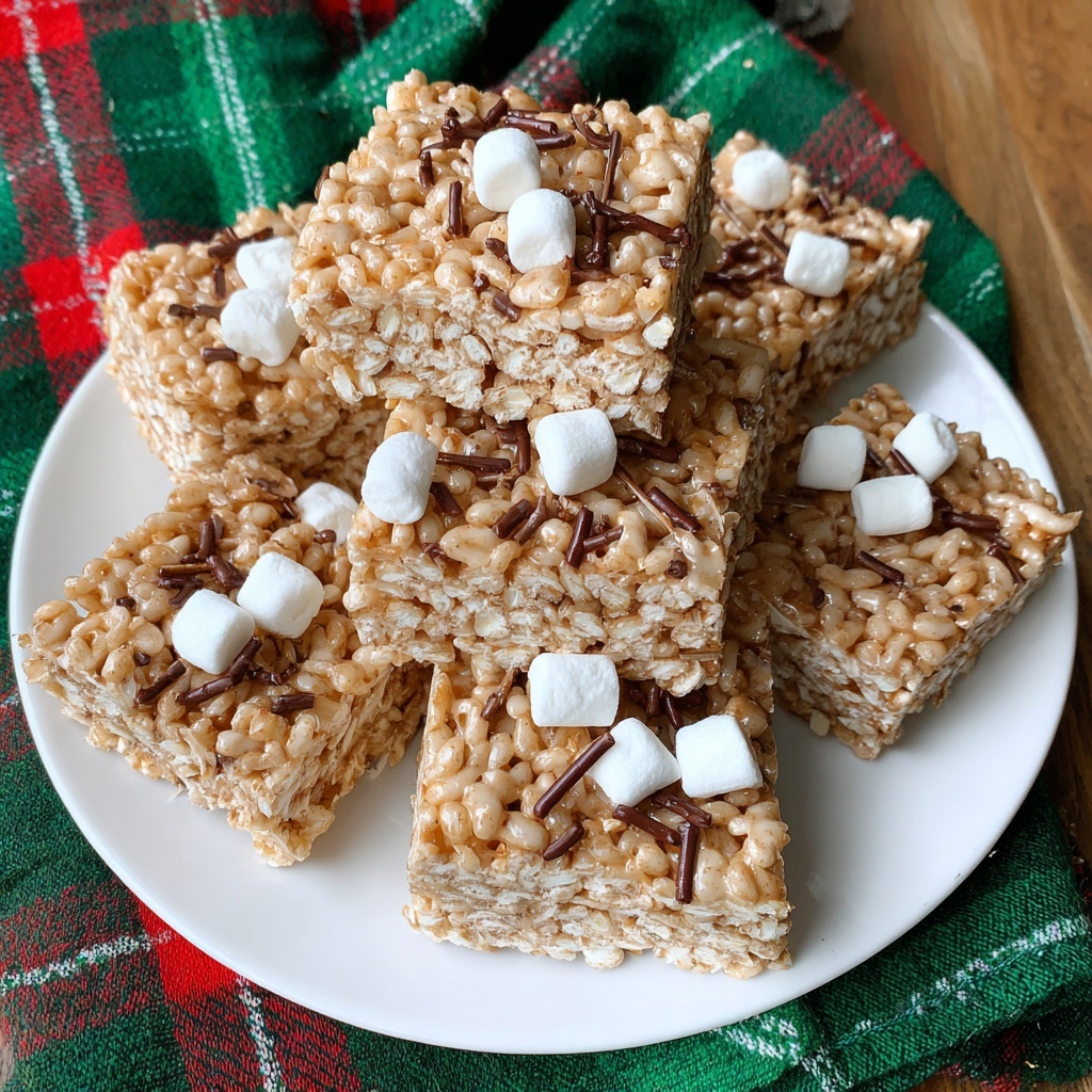 Hot Chocolate Rice Krispie Treats Recipe - Recipe Image
