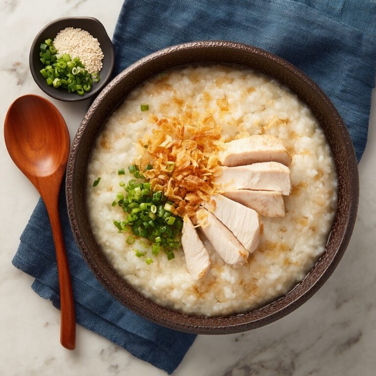 Comforting Chicken Congee Recipe for Cozy Evenings Recipe
