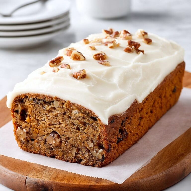 Carrot Bread with Glaze Recipe