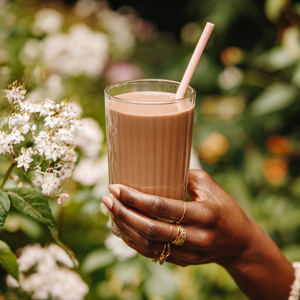 Chocolate Cherry Smoothie Recipe - Recipe Image