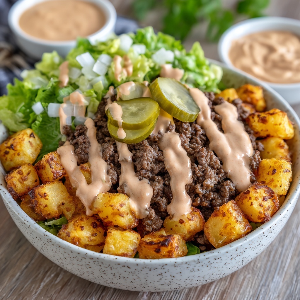 Loaded Potato Big Mac Bowl Recipe - Recipe Image