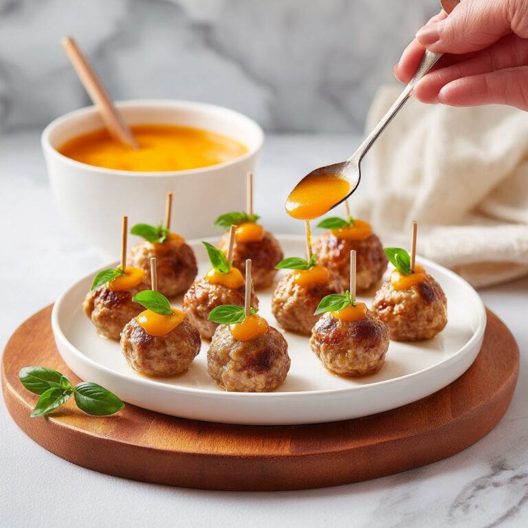 Mozzarella Stuffed Vegetarian Meatball Bites Recipe