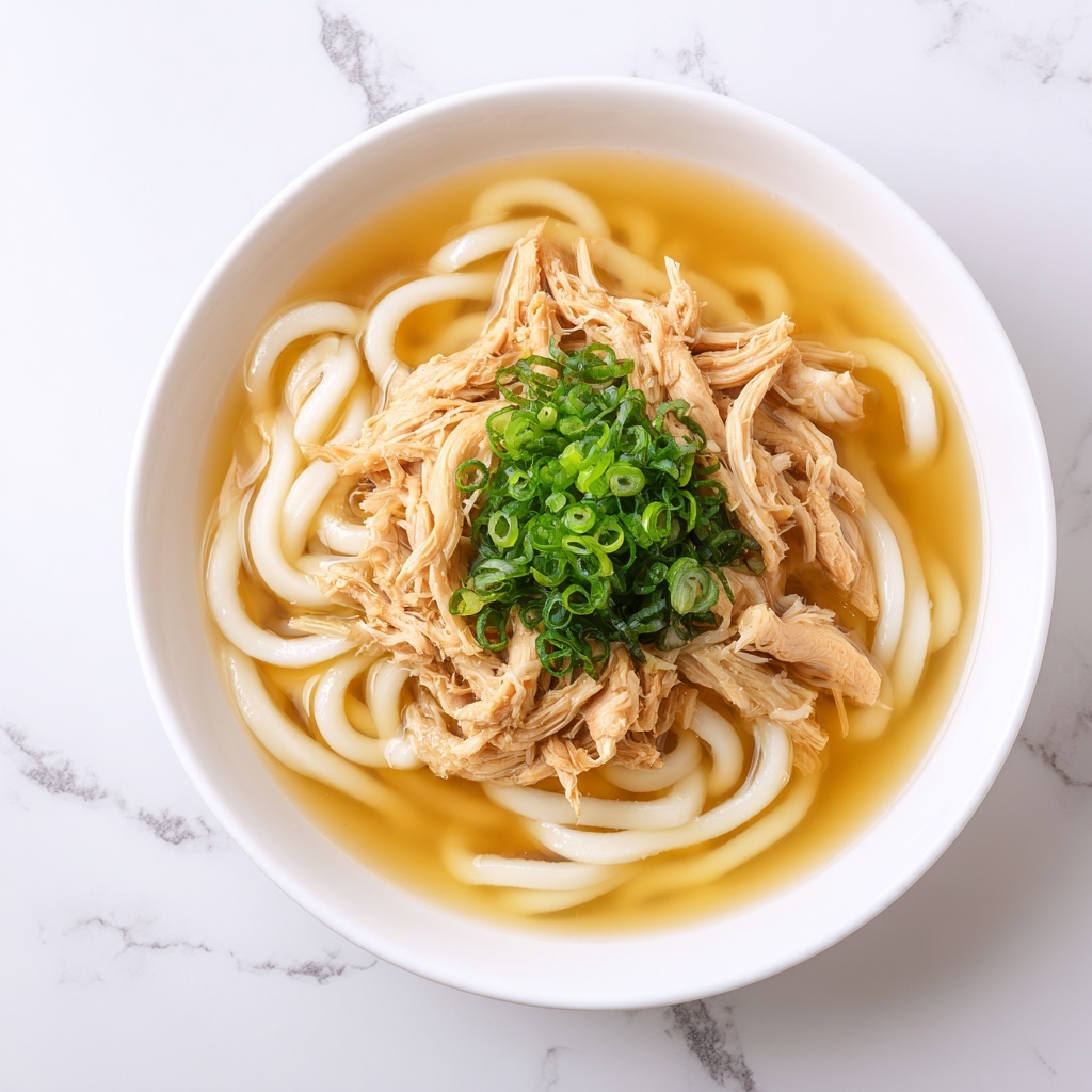Easy Chicken Udon Soup Recipe - Recipe Image