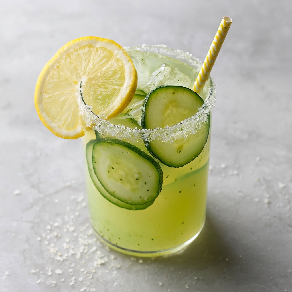 Healthy Cucumber Lemonade Recipe - Recipe Image