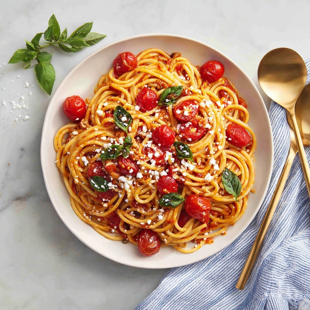 Burst Cherry Tomato Pasta Recipe - Recipe Image