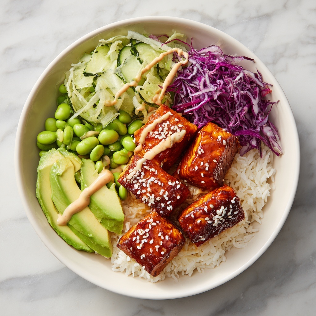 Crispy Salmon Rice Bowls with Ginger Scallion Rice and Spicy Mayo Recipe - Recipe Image