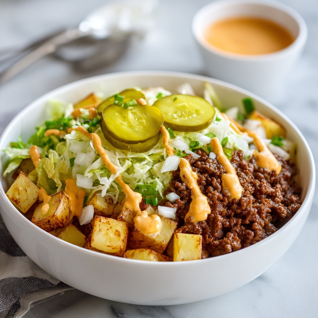 Loaded Potato Big Mac Bowl Recipe - Recipe Image