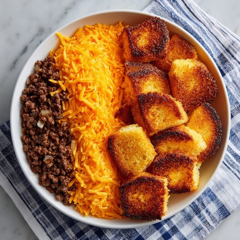 Croissant Breakfast Casserole with Savory Sausage and Cheddar Recipe