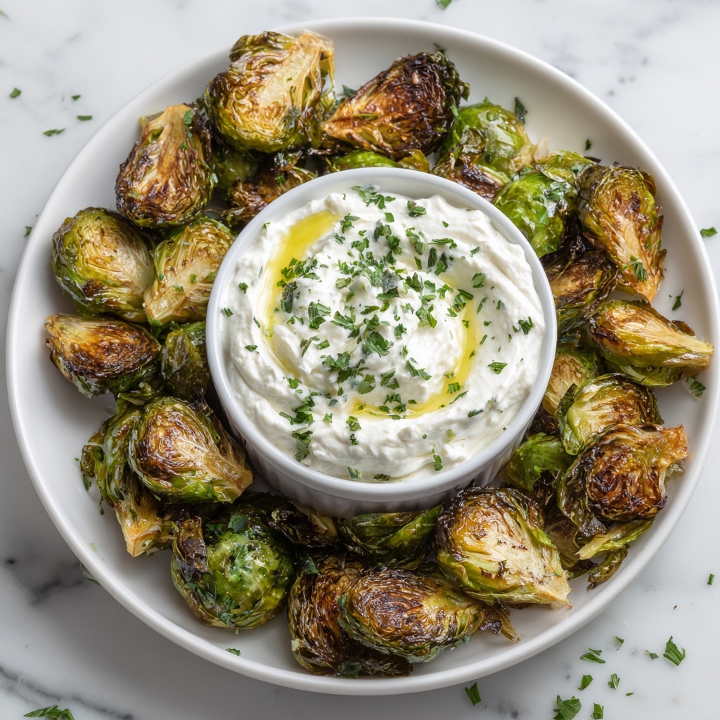 Crispy Brussels Sprouts with Dijon Aioli Recipe - Recipe Image
