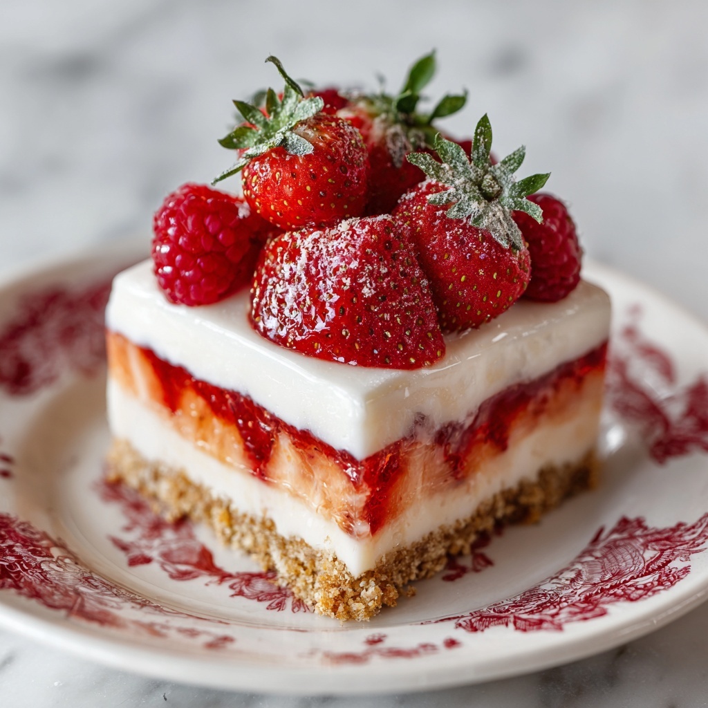 Strawberry Cheesecake Lush Recipe - Recipe Image