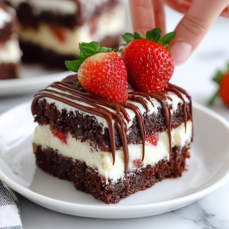 Chocolate Covered Strawberry Brownies Recipe