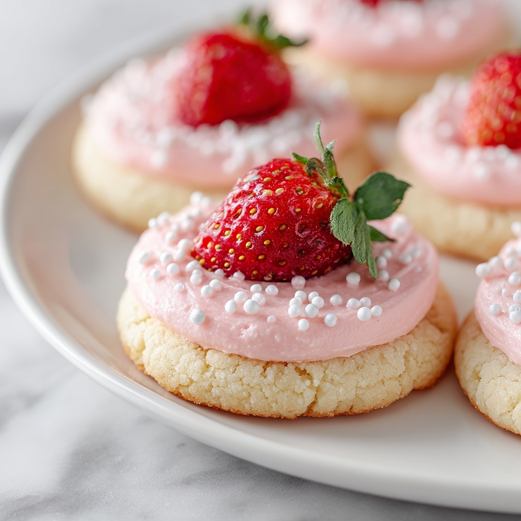 Strawberry Sugar Cookies Recipe - Recipe Image