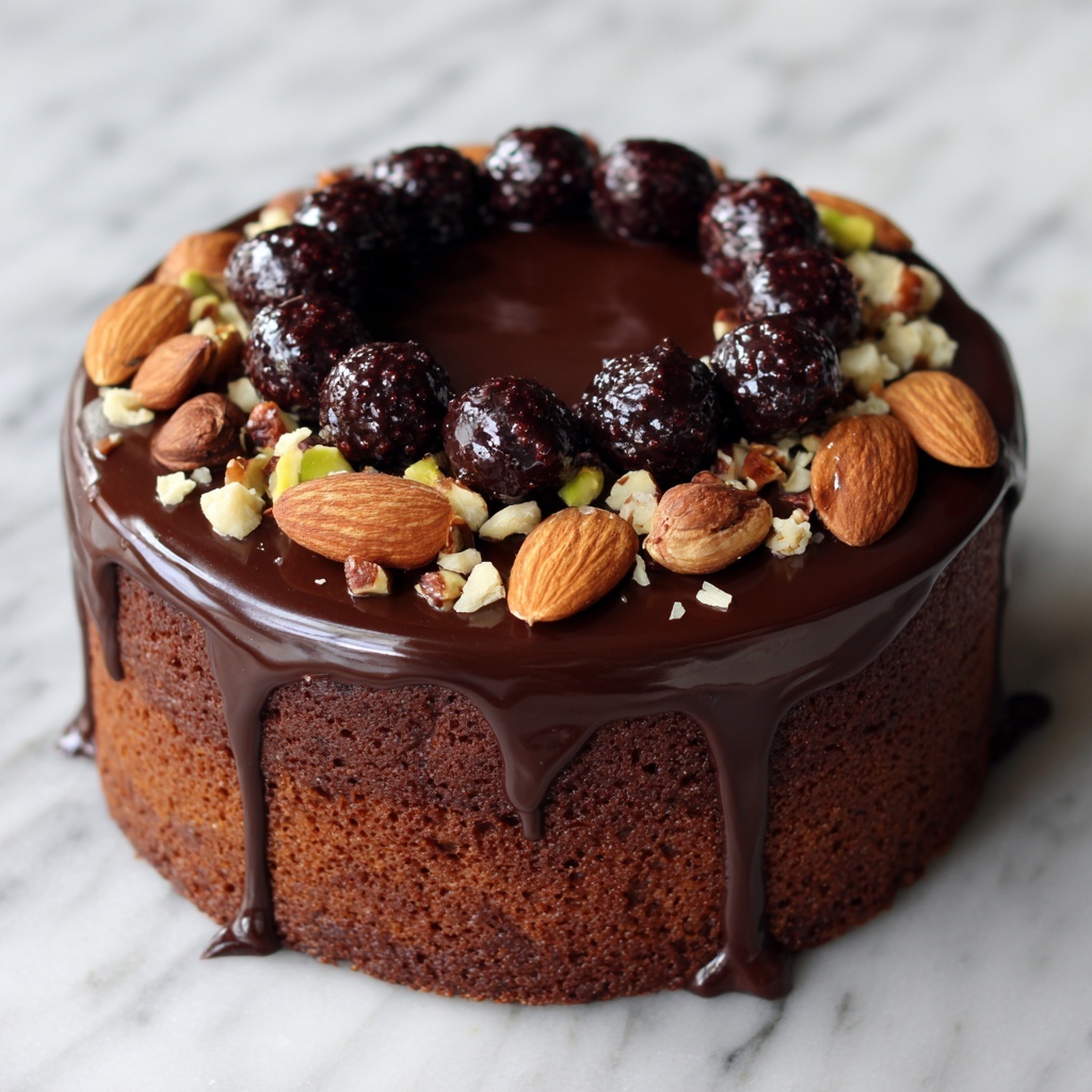 Chocolate Hazelnut Cake Recipe - Recipe Image