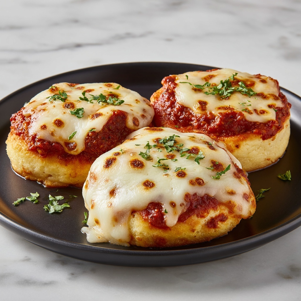 Chicken Parm Mini Meatloaf Muffins Recipe - Recipe Image