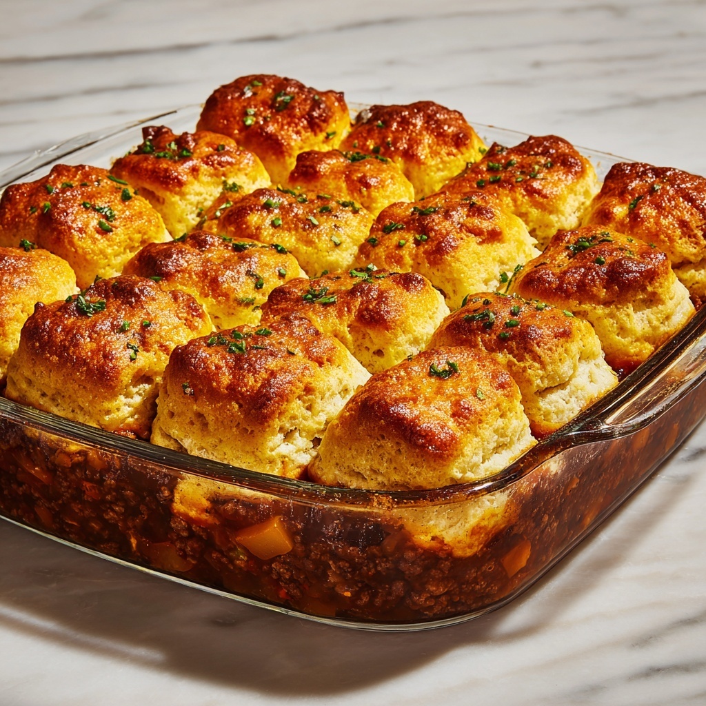 Sloppy Joe Biscuit Casserole Recipe - Recipe Image