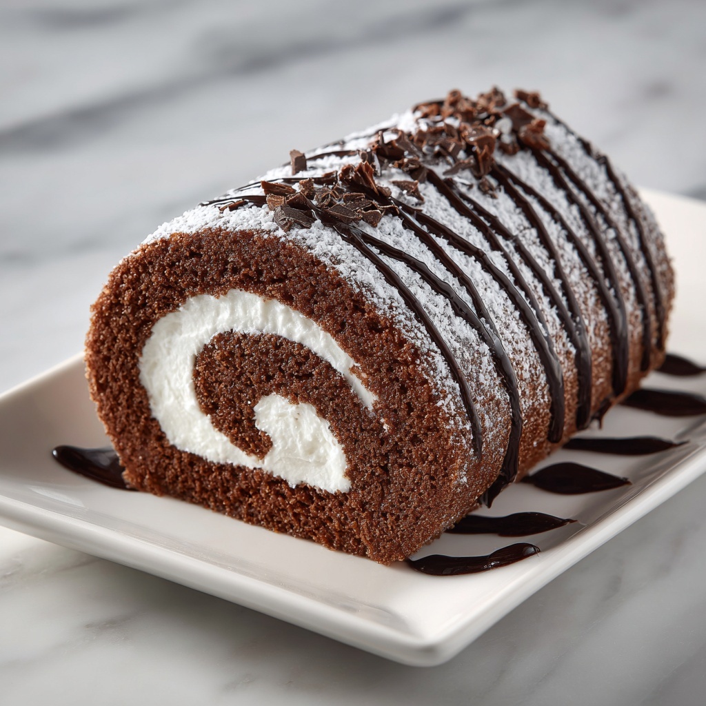 Choco Swiss Roll Delight Recipe - Recipe Image