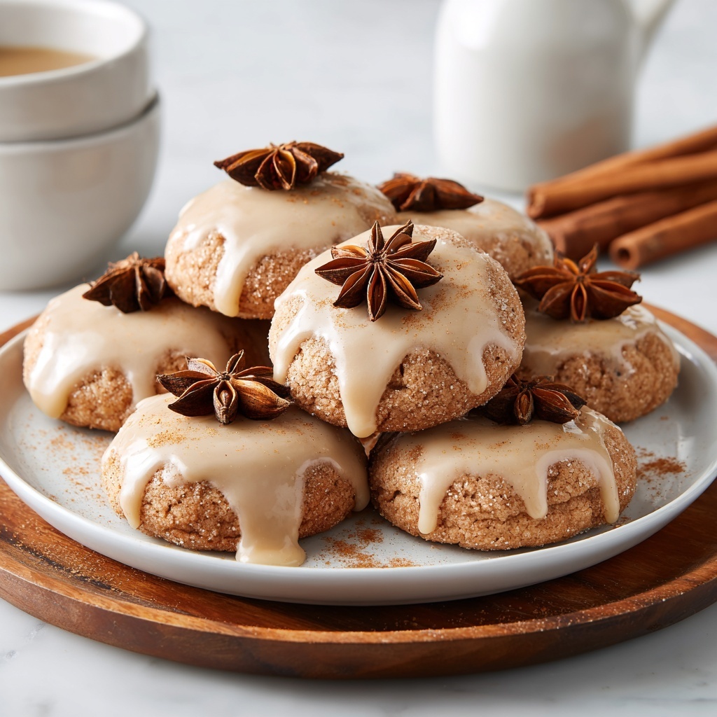 Espresso Chai Cookies with Maple Cinnamon Icing Recipe - Recipe Image