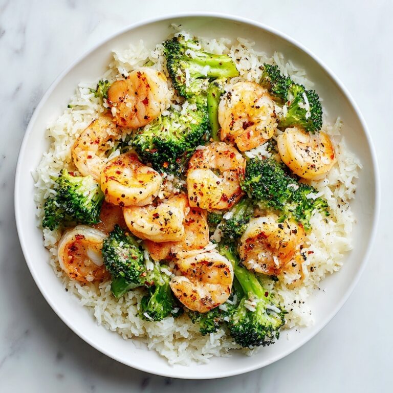 One-Pot Garlicky Shrimp and Broccoli Recipe