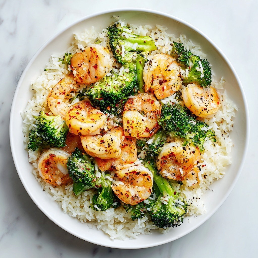 One-Pot Garlicky Shrimp and Broccoli Recipe - Recipe Image