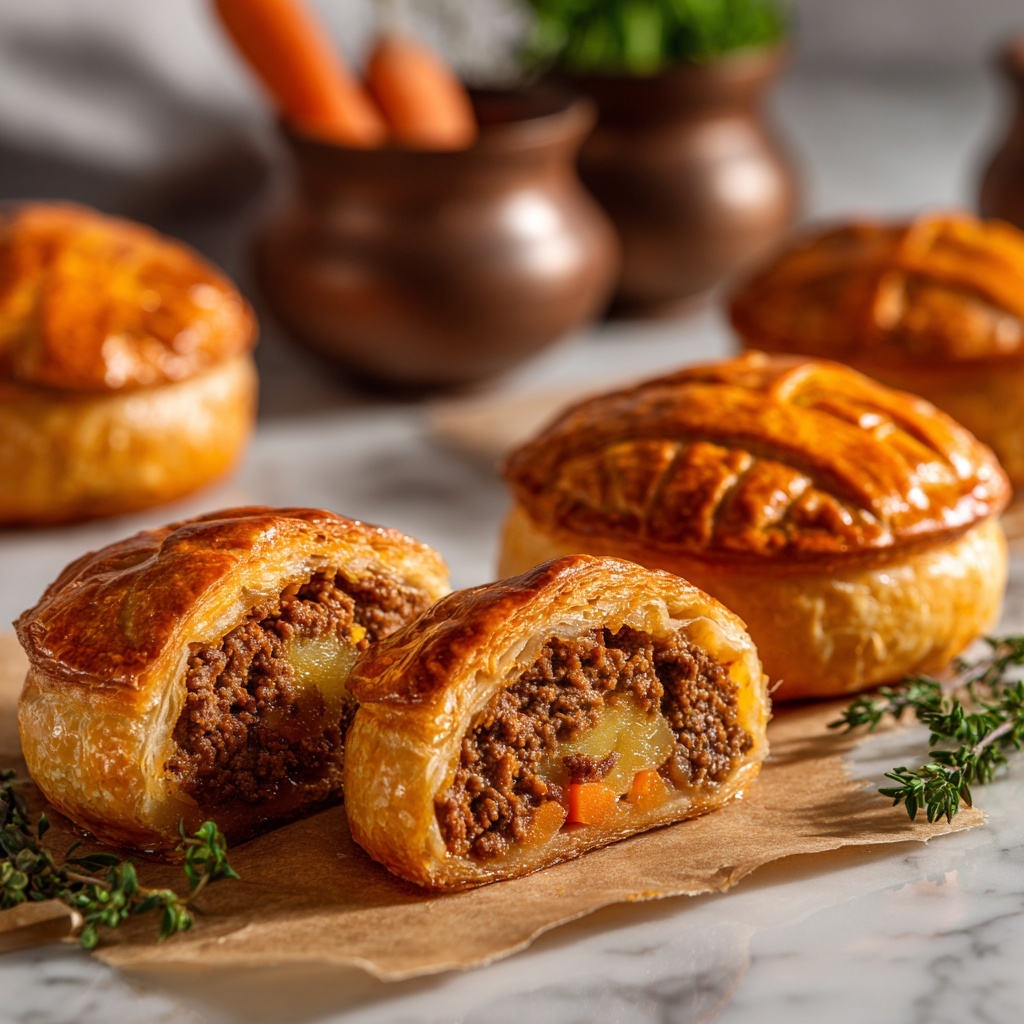 Minced Beef Wellington Recipe - Recipe Image