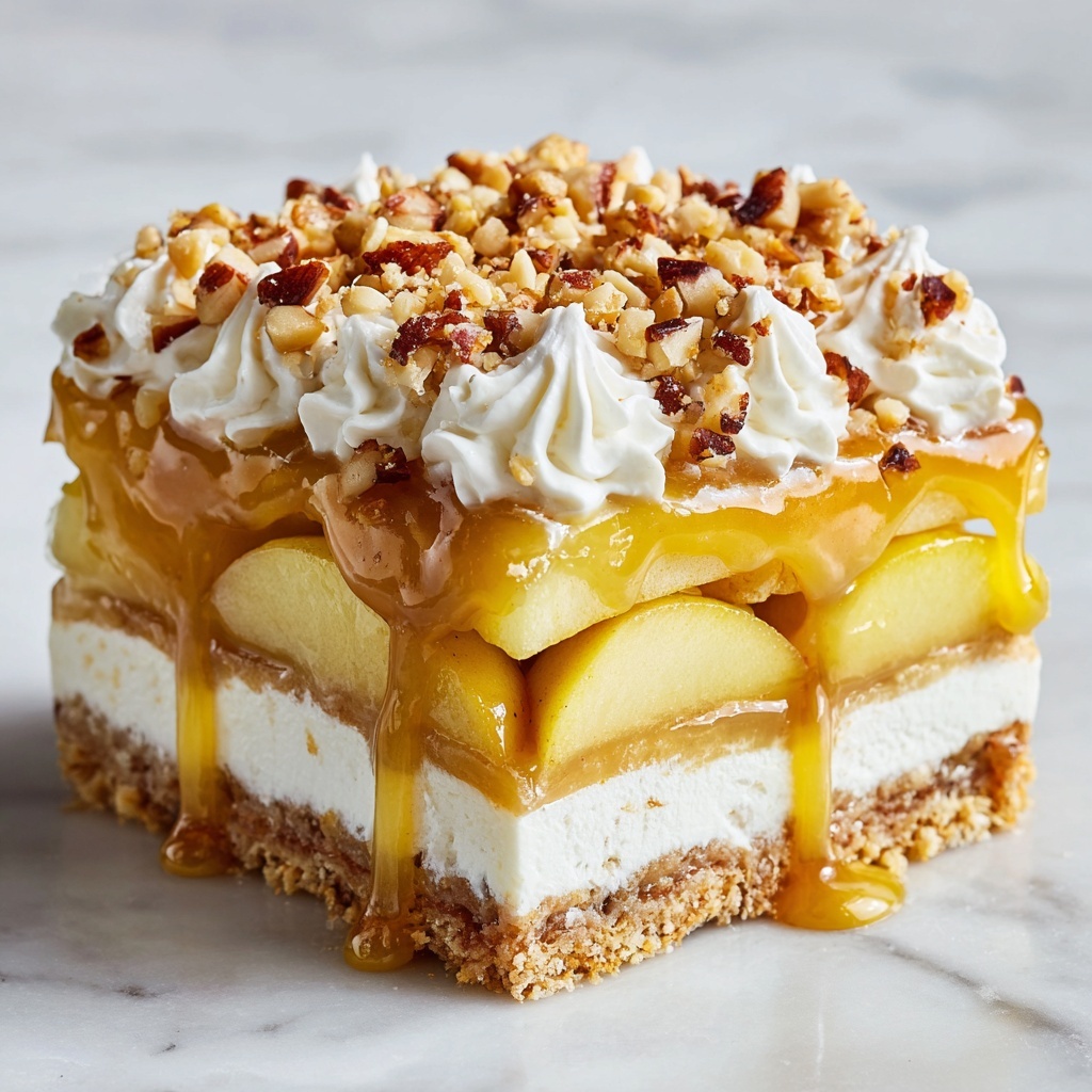 Caramel Apple Éclair Cake Recipe - Recipe Image