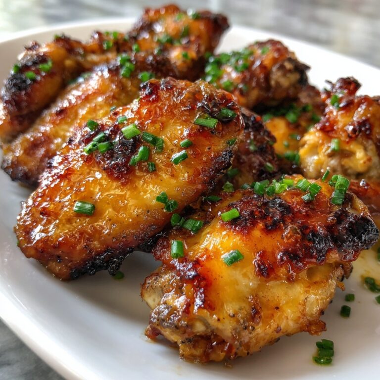 Grilled Honey Garlic Chicken Wings Recipe