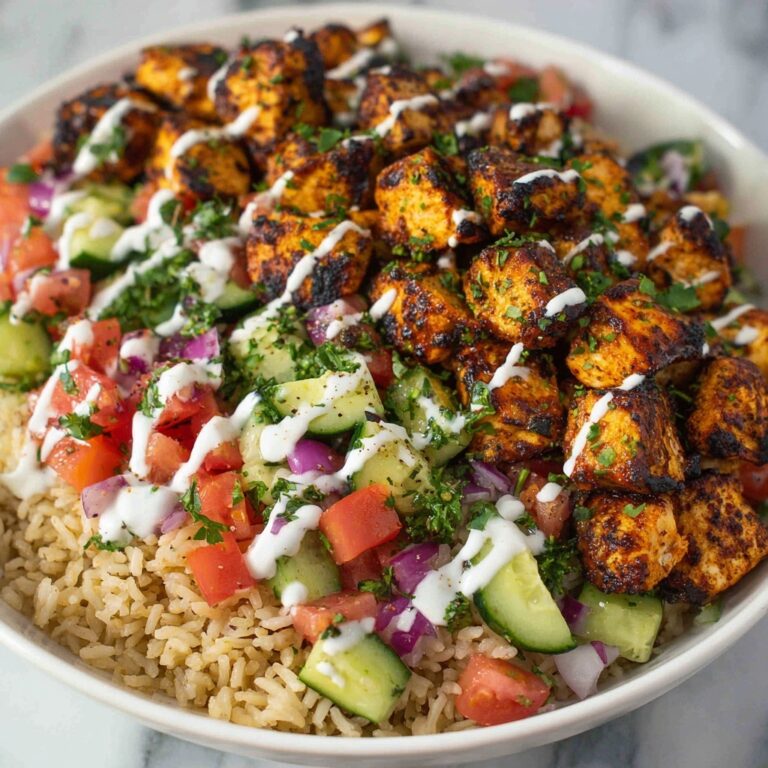 Juicy Chicken Shawarma Crispy Rice Salad Recipe