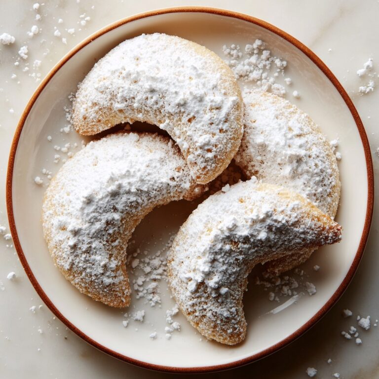 Almond Crescent Cookies Recipe