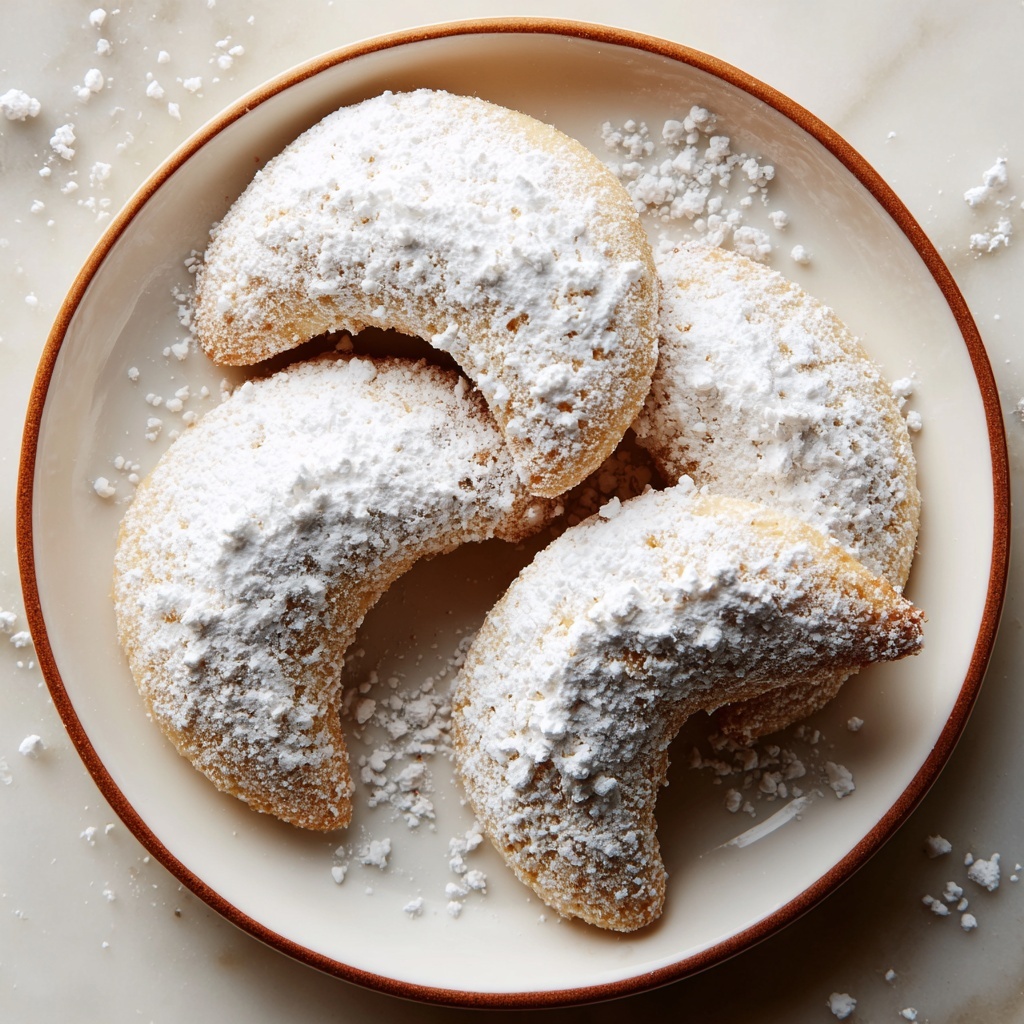 Almond Crescent Cookies Recipe - Recipe Image