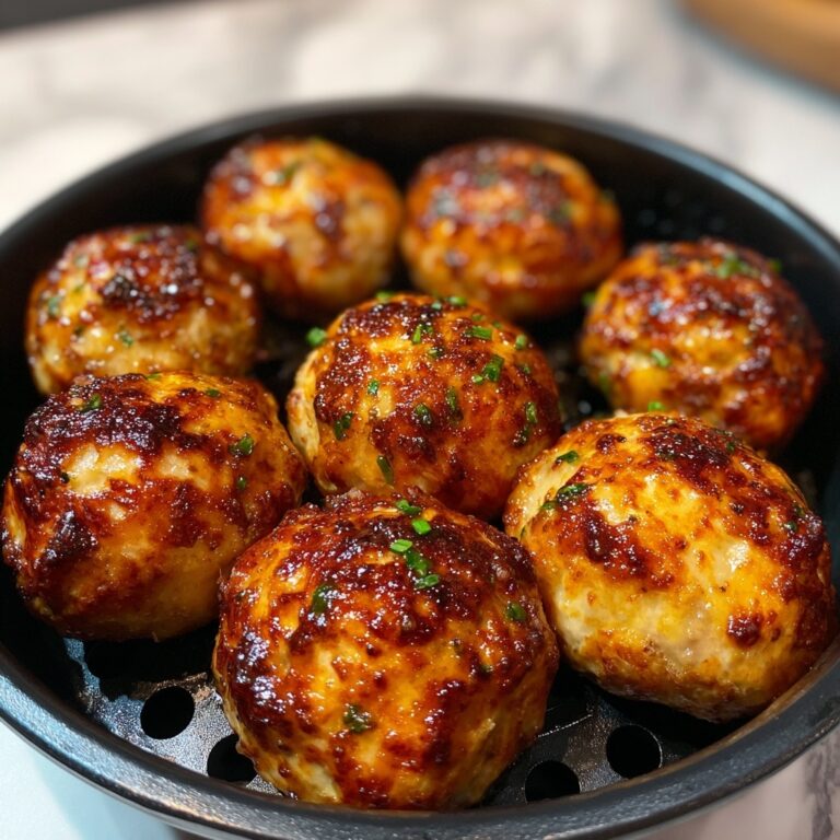 Air Fryer Turkey Meatballs Recipe