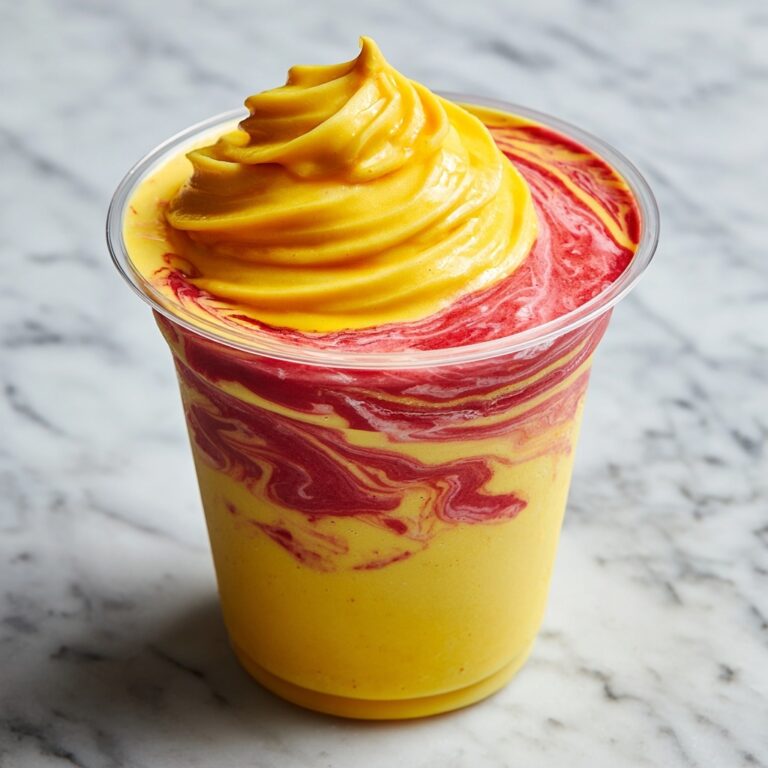 Fresh Pineapple Strawberry Swirled Slushies Recipe