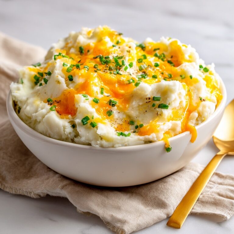 Baked Cheesy Mashed Potatoes Recipe