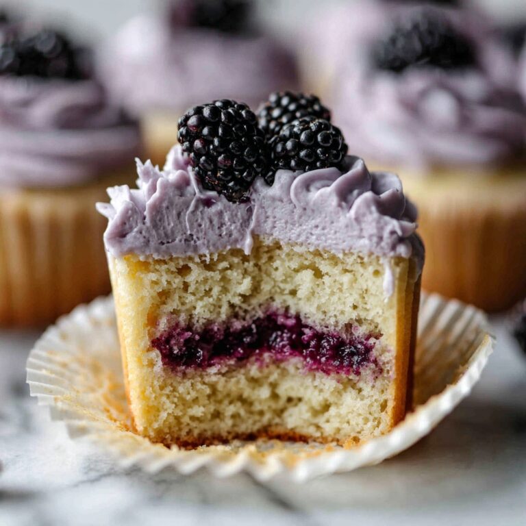Blackberry Lime Cheesecake Cupcakes Recipe
