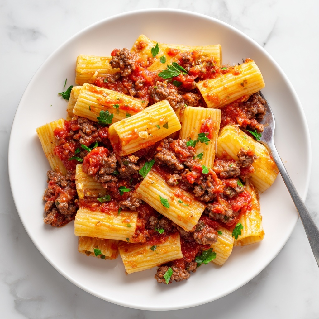 Beef Pasta in Tomato Sauce: An Amazing Ultimate Recipe - Recipe Image