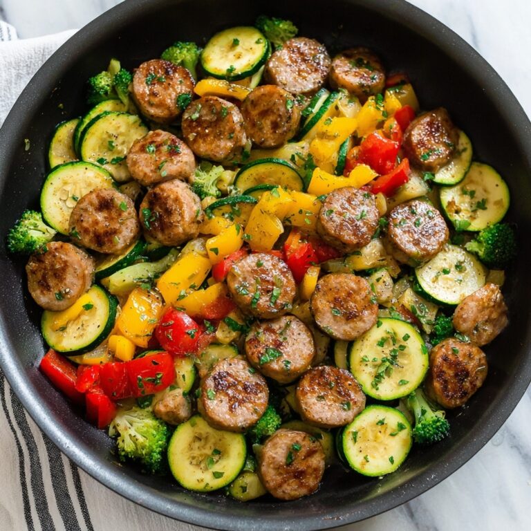 One Pan Sausage and Veggies Skillet Recipe